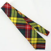 Tie, Necktie, Wool, Plain, Buchanan Tartan